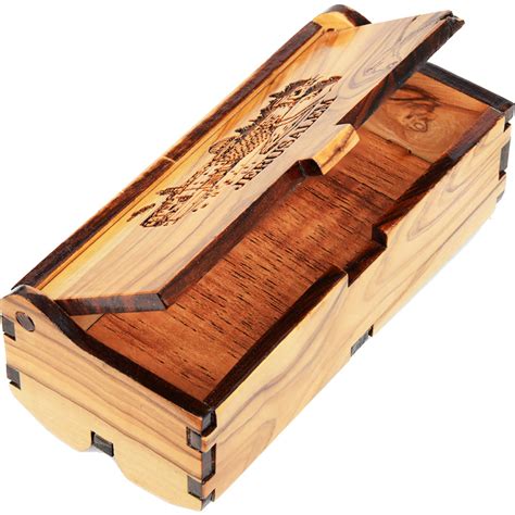 Wooden Jerusalem Kotel Engraved Chest Olive Wood Box