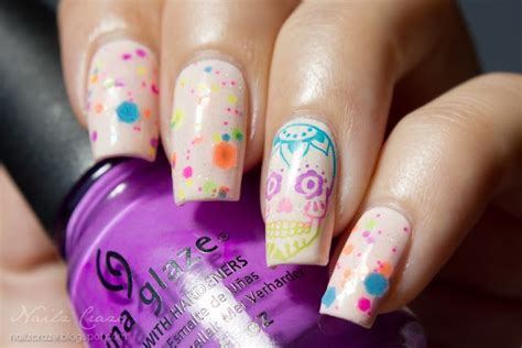 Neon Sugar Skull - Nailz Craze