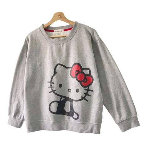 Pick Hello Kitty Crewneck Sweatshirt Hello Kitty Sweater Etsy