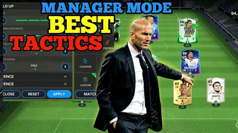 Best Manager Mode Tactics In Ea Fc Mobile Youtube