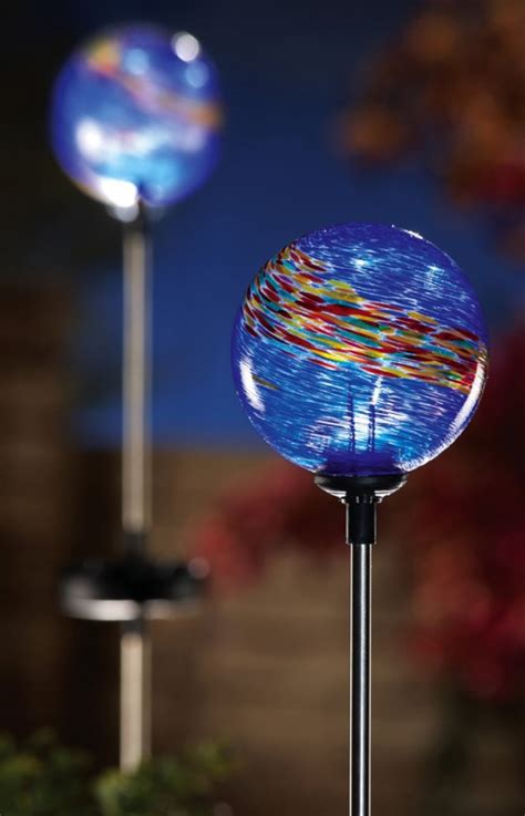 Solar Glass Led Garden Accent Orb