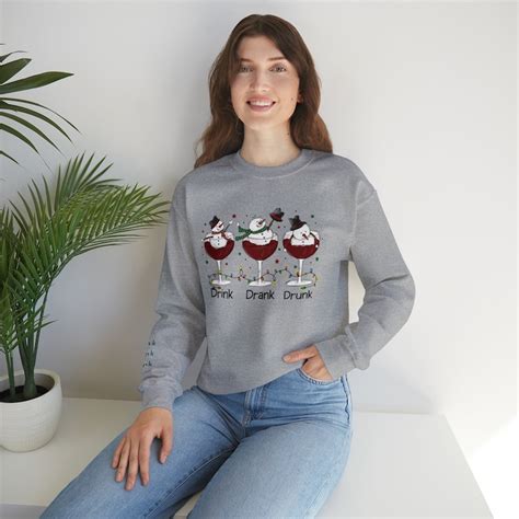 Funny Christmas Sweatshirts, Crewneck Holiday Sweater, Gift for Her ...