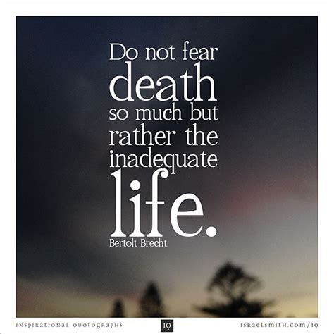 Do not fear death