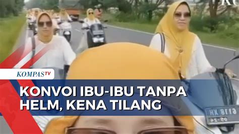 Viral Sekelompok Ibu Ibu Di Sumenep Konvoi Tak Pakai Helm Berujung