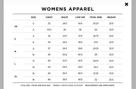 Size Chart Karl Lagerfeld Serba Serbi Others Di Carousell