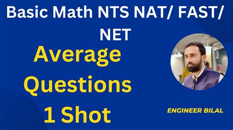 Basic Math For Entry Test Fast Nts Nust Net I Nts Test Preparation I