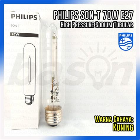 Jual PHILIPS SON T 70W E E27 Lampu Sodium High Pressure Shopee