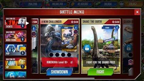 Tournament Battle Sonorasaurus Jurassic World The Game Youtube