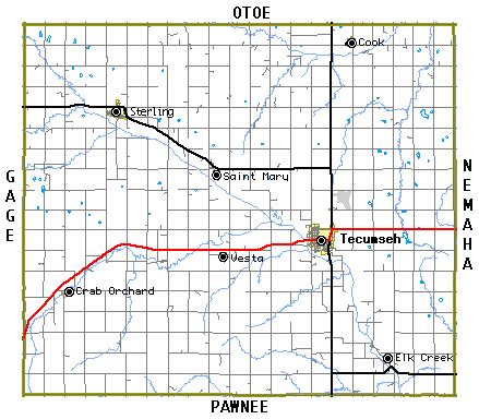 Johnson Co NE Maps