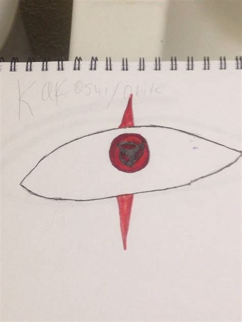 Kakashi Mangekyou Sharingan Drawing The mangeky sharingan literally meaning