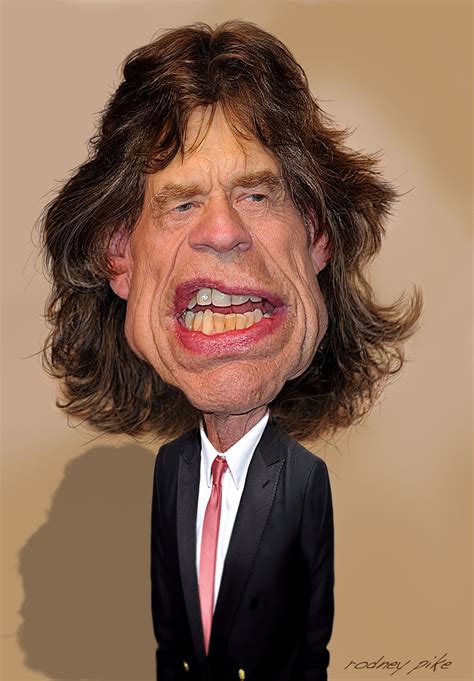 Mick Jagger II 2400 x 3449 - Rodney Pike Art