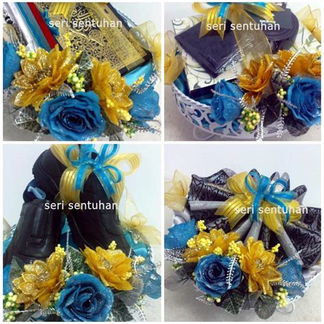 Hantaran Biru Silver Idea Gubahan Hantaran Biru Wedding T Art