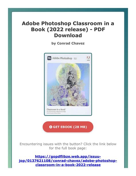 Ebook Adobe Photoshop Classroom In A Book 2022 Release By Conrad