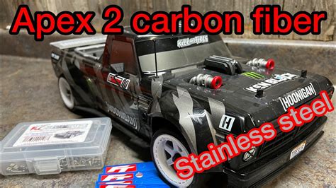 Team Associated Apex 2 Chassis Upgrades Hoonitruck Hoonicorn A550 Datsun 240z Youtube