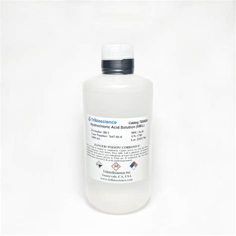 hydrochloric acid hcl solution tbs tribioscience