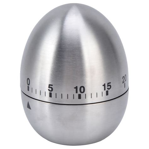 Cooking Timer Egg Shaped Clear Scale Design Manual Mechanical 60