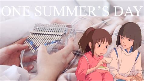 Spirited Away One Summer S Day Kalimba Cover Youtube