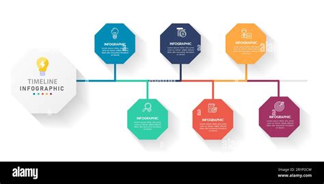 Infographic Template For Business 6 Steps Modern Timeline Diagram With Roadmap And Topic Charts