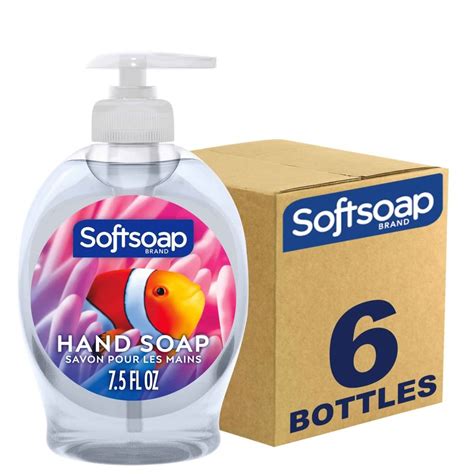 Softsoap Aquarium Series Liquid Hand Soap 6 Pack 75 Fl Oz Bottles