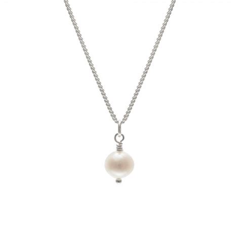 Cream Freshwater Pearl Pendant Biba Rose Jewellery Uk