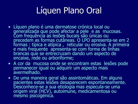 Ppt Periodontite S Sj Gren Liquen Plano Oral Powerpoint