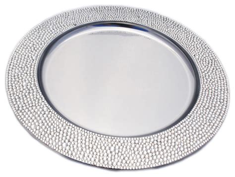 Rhinestone Charger Plate Modern Charger Plates By Sparkles Home