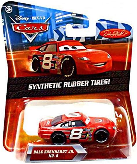 Disney Pixar CARS Dale Earnhardt Jr. with Synthetic Rubber Tires Diecast Vehicle - We-R-Toys