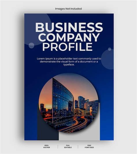 Premium Vector Business Company Profile Booklet Template