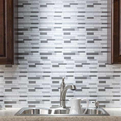 Tacktile Tack Tile Peel Stick Vinyl Backsplash Reviews Wayfair