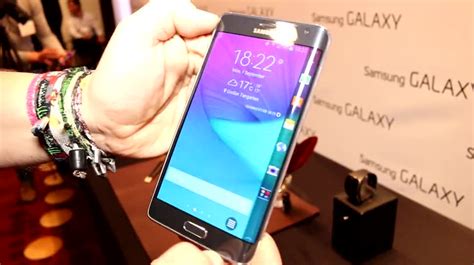 Samsung Galaxy Note Edge Im Video Hands On