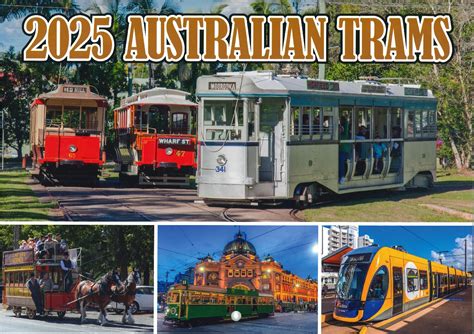 Australian Trams 2025 Calendar Arhs Nsw