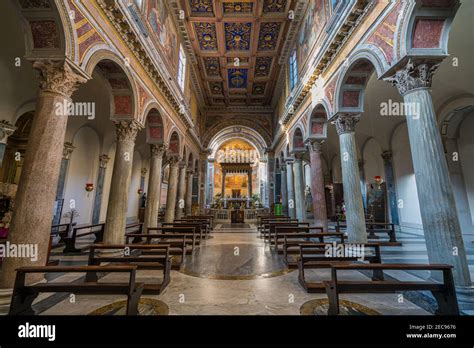 Basilica Of San Nicola In Carcere In Rome Italy Stock Photo Alamy