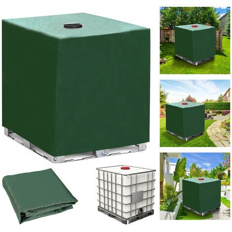 SWANEW Wassertank IBC Container Abdeckung Abdeckplane 1000L IBC Tank