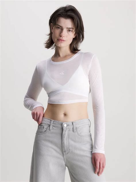 Womens Crop Tops And T Shirts Calvin Klein®