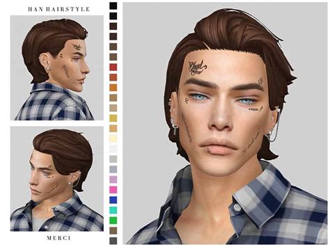 Sims 4 Maxis Match Male Hair Pack Sims 4