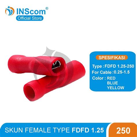 Jual KABEL SKUN FULLY VINYL FEMALE INSULATED FDFD 1 25 250 INSCOM