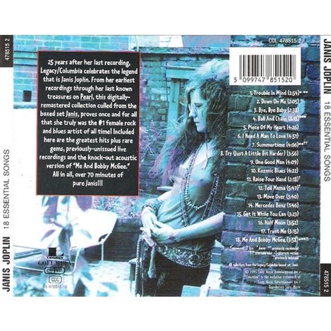 Janis Joplin 18 Essential Songs CD Fiyatı Taksit Seçenekleri