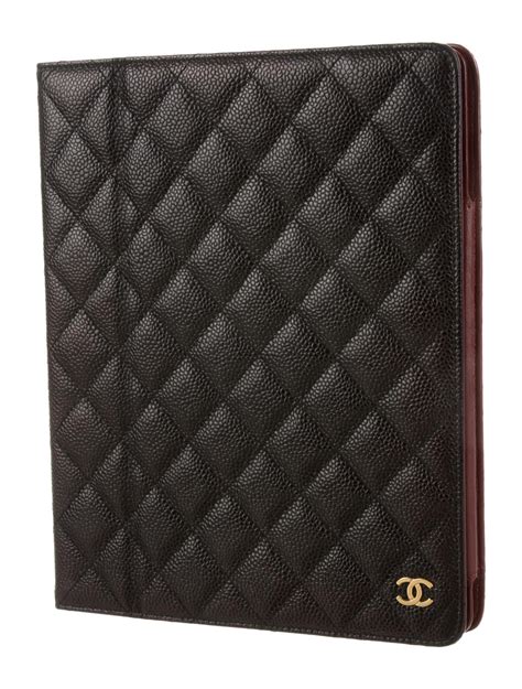 Chanel Caviar iPad Case - Black Technology, Accessories - CHA122410 ...