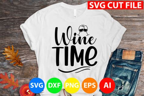 Wine Time Svg Graphic By Gatewaydesign · Creative Fabrica