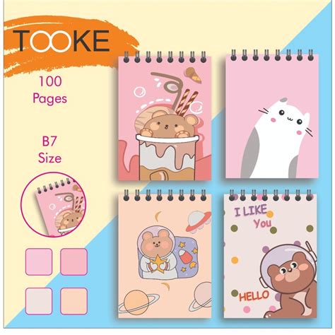 Jual Buku Memo Kecil Notebook Mini Buku Catatan Kecil Spiral Notebook