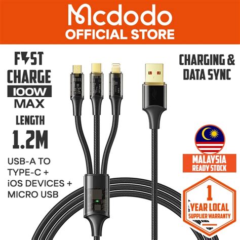 Mcdodo Ca Amber Series In A Super Fast Charging Cable M