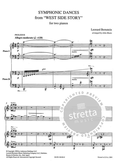 Symphonic Dances From West Side Story Von Leonard Bernstein Im