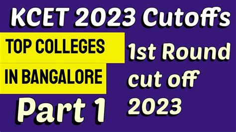 KCET Cutoff 2024 Kcet Cut Off 2024 KCET Cut Off 2024 Engineering Kcet