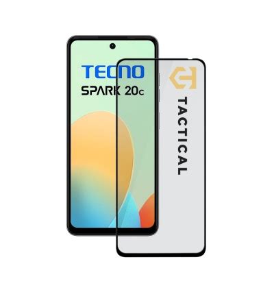 Tactical Glass Shield 5D Sklo Pro Tecno Spark 20c Black Mpouzdra Cz