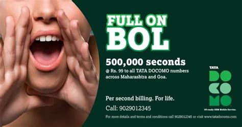 Tata Docomo Launches New Recharge Coupon 'Full-On BoL' | TelecomTalk