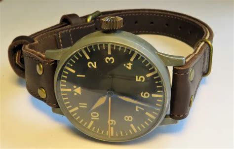 LACO WK 2 Fliegeruhr B Uhr Beobachtungsuhr Luftwaffe 2 Weltkrieg