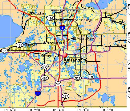 Orlando Florida Map - Free Printable Maps