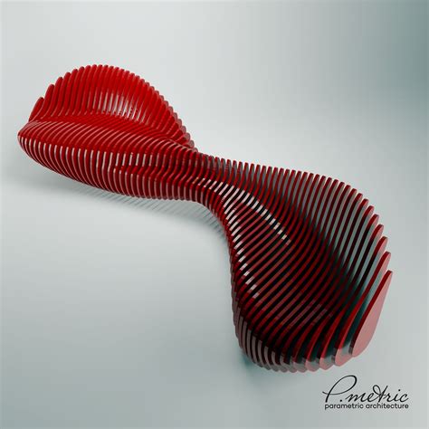 Parametric Bench By P Metric On Behance Parametric Design Parametric