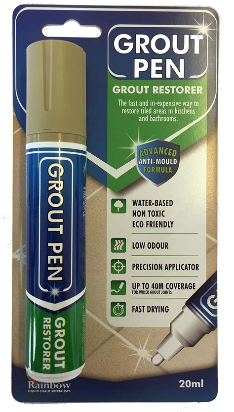 Grout Pen Large Beige Ideal To Restore The Look Of Tile Grout Lines