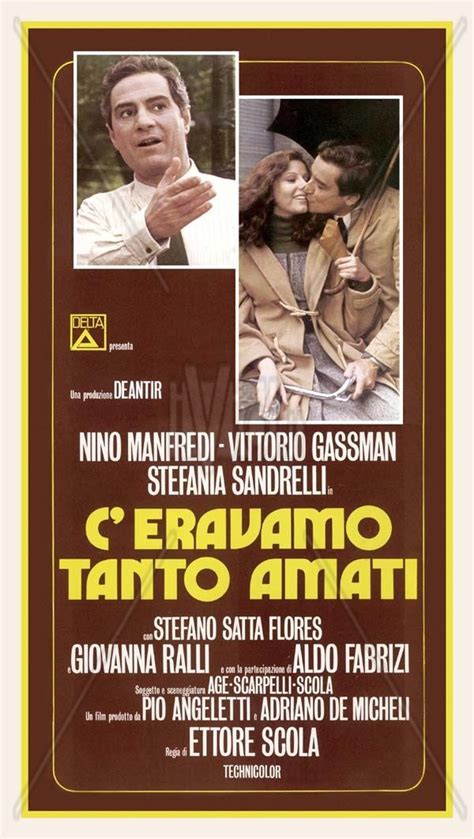 italian C eravamo tanto amati è un film commedia del 1974 diretto da